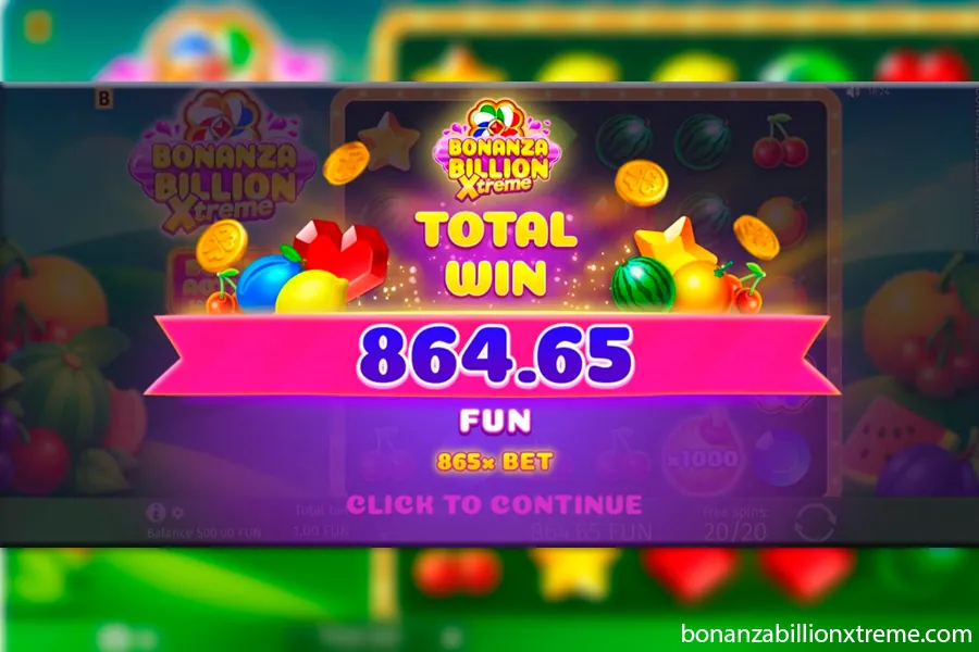 Bonanza Billion Xtreme Demo Preview
